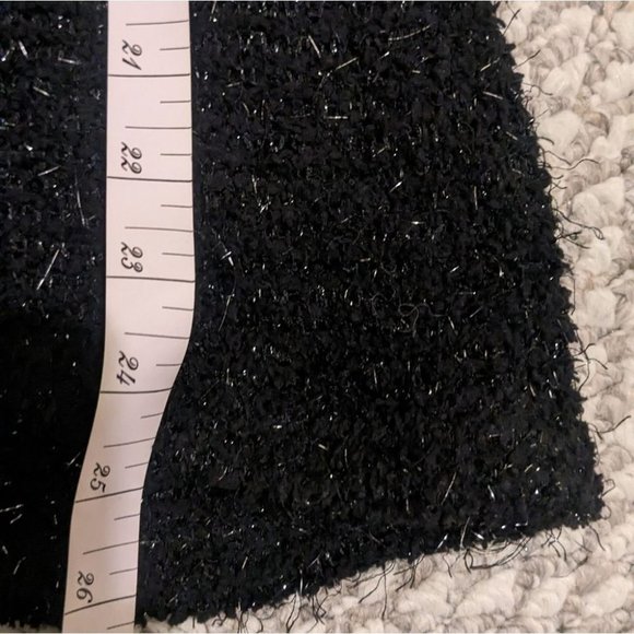 Joseph Ripkoff Fluffy  Knit Sweater Silver details - Picture 6 of 7